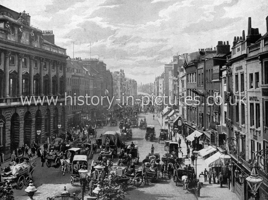 The Strand, Looking West, London. c.1890's